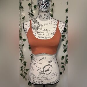 Seamless Scoop Bralette in Rust (14.5 Inches Wide)